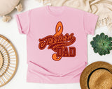 Terriers Marching Band Dad graphic tee in Blossom