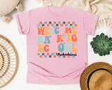 Welcome Back To School Nurse Graphic Tee graphic tee in Blossom