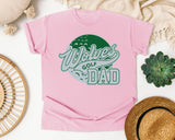 Wolves Golf Dad graphic tee in Blossom