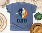 Football Dad Navy graphic tee in Blue Jean
