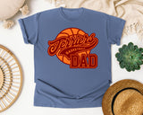 Terriers Basketball Dad graphic tee in Blue Jean