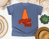 Terriers Cheer Dad graphic tee in Blue Jean