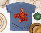 Terriers Marching Band Dad graphic tee in Blue Jean