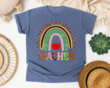 My Favorite People Call Me Teacher graphic tee in Blue Jean