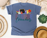 Future Teacher graphic tee in Blue Jean