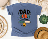 Dad Joke Loading Black graphic tee in Blue Jean