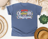 Main Character Of The Classroom graphic tee in Blue Jean
