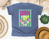 Teacher Mode Off Margarita graphic tee in Blue Jean