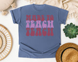 Made To Teach graphic tee in Blue Jean