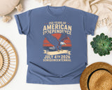 250 Years Of American Independence graphic tee in Blue Jean
