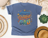 World's Greatest Dad Grey 3 graphic tee in Blue Jean