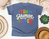 Tiny Human Tamer graphic tee in Blue Jean