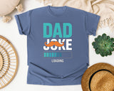 Dad Joke Loading Teal 2 graphic tee in Blue Jean