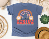 Little Genius graphic tee in Blue Jean