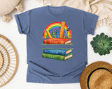Read Grow Read graphic tee in Blue Jean