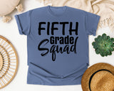 Fifth Grade Squad Bold graphic tee in Blue Jean