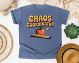 Chaos Coordinator graphic tee in Blue Jean