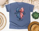 Honor The Brave 250 Years Of Freedom graphic tee in Blue Jean