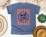 Certified Cool Dad graphic tee in Blue Jean
