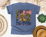 I Love My Daddy graphic tee in Blue Jean
