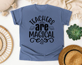 Teachers Are Magical graphic tee in Blue Jean