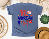 All American Boy graphic tee in Blue Jean