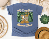 My Daddy Wears Combat Boots graphic tee in Blue Jean