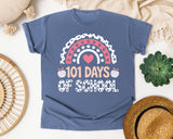 101 Days Of School graphic tee in Blue Jean