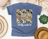 Dad Life Totally Nailed It graphic tee in Blue Jean