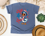 Chill The 4 Out Grey 2 graphic tee in Blue Jean