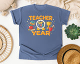 Teacher Of The Year graphic tee in Blue Jean
