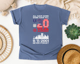 All Gave Some Some Gave All graphic tee in Blue Jean