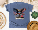 USA 250 Years graphic tee in Blue Jean