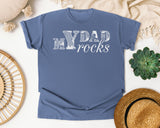 My Dad Rocks Classic graphic tee in Blue Jean