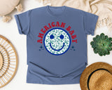 American Baby graphic tee in Blue Jean