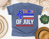 4th Of July Independence Day graphic tee in Blue Jean