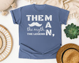 The Man The Myth The Legend Classic graphic tee in Blue Jean