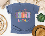 Teacher Grey 3 graphic tee in Blue Jean
