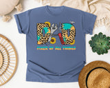 Dad Fixer Of All Things Grey graphic tee in Blue Jean