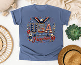 USA 250 Years Of Freedom graphic tee in Blue Jean