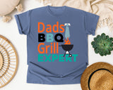 Dads BBQ Grill Expert graphic tee in Blue Jean