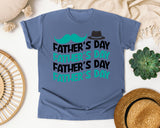 Father's Day graphic tee in Blue Jean