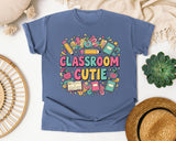 Classroom Cutie graphic tee in Blue Jean