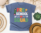 Preschool Squad graphic tee in Blue Jean