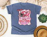 Im Just Here For The Halftime Show graphic tee in Blue Jean