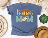 Team Mom Football graphic tee in Blue Jean