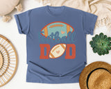 Football Dad Heart graphic tee in Blue Jean