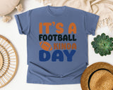Its A Football Kinda Day graphic tee in Blue Jean