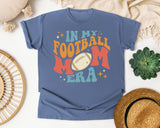 In My Football Mom Era graphic tee in Blue Jean