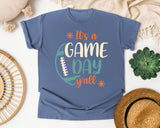 Its A Game Day Yall graphic tee in Blue Jean
